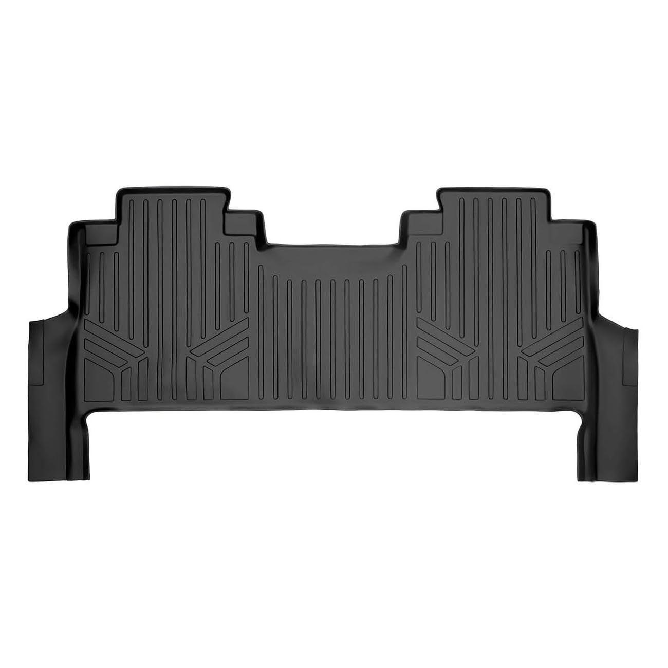 SMARTLINER Floor Liners for 2017-2025 Ford F-250/F-350 Super Duty Super Crew, Front and Second Row, Black