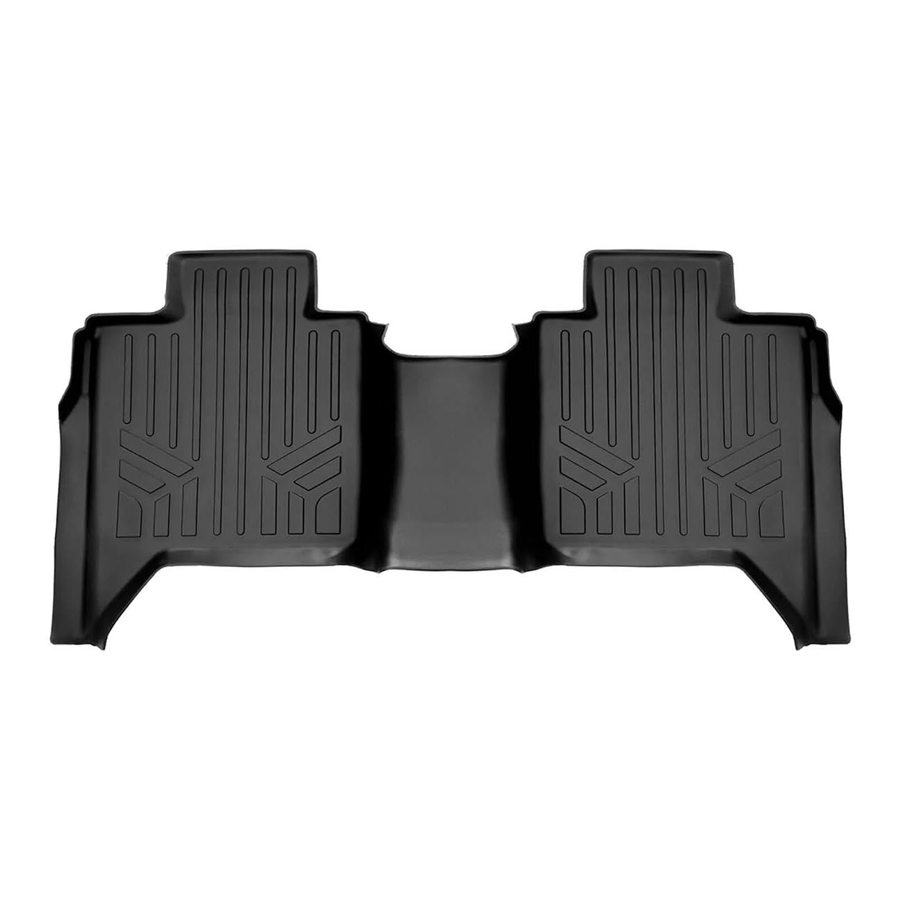 SMARTLINER Floor Liners for Toyota Tundra CrewMax 2022-2025, Front and Second Row, Black - Part Number SA0593B0593
