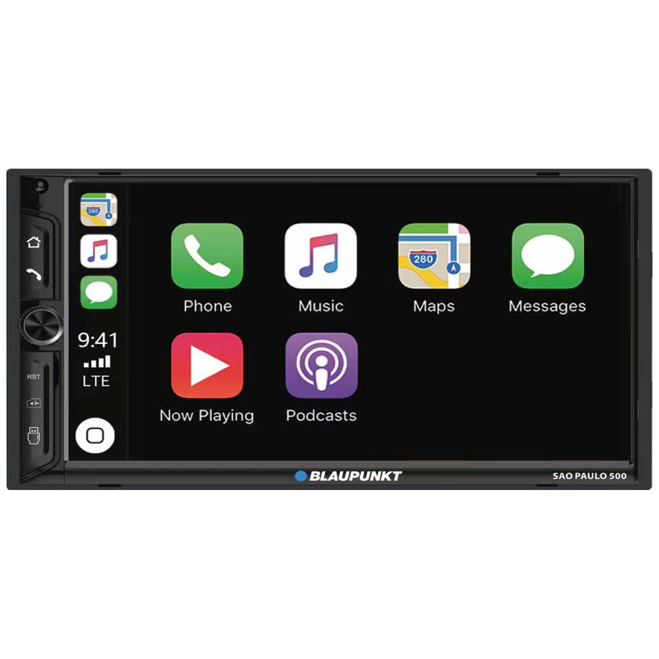 Blaupunkt 7-Inch Double DIN Mechless Fixed Face Touchscreen Receiver with Blueto - View 2