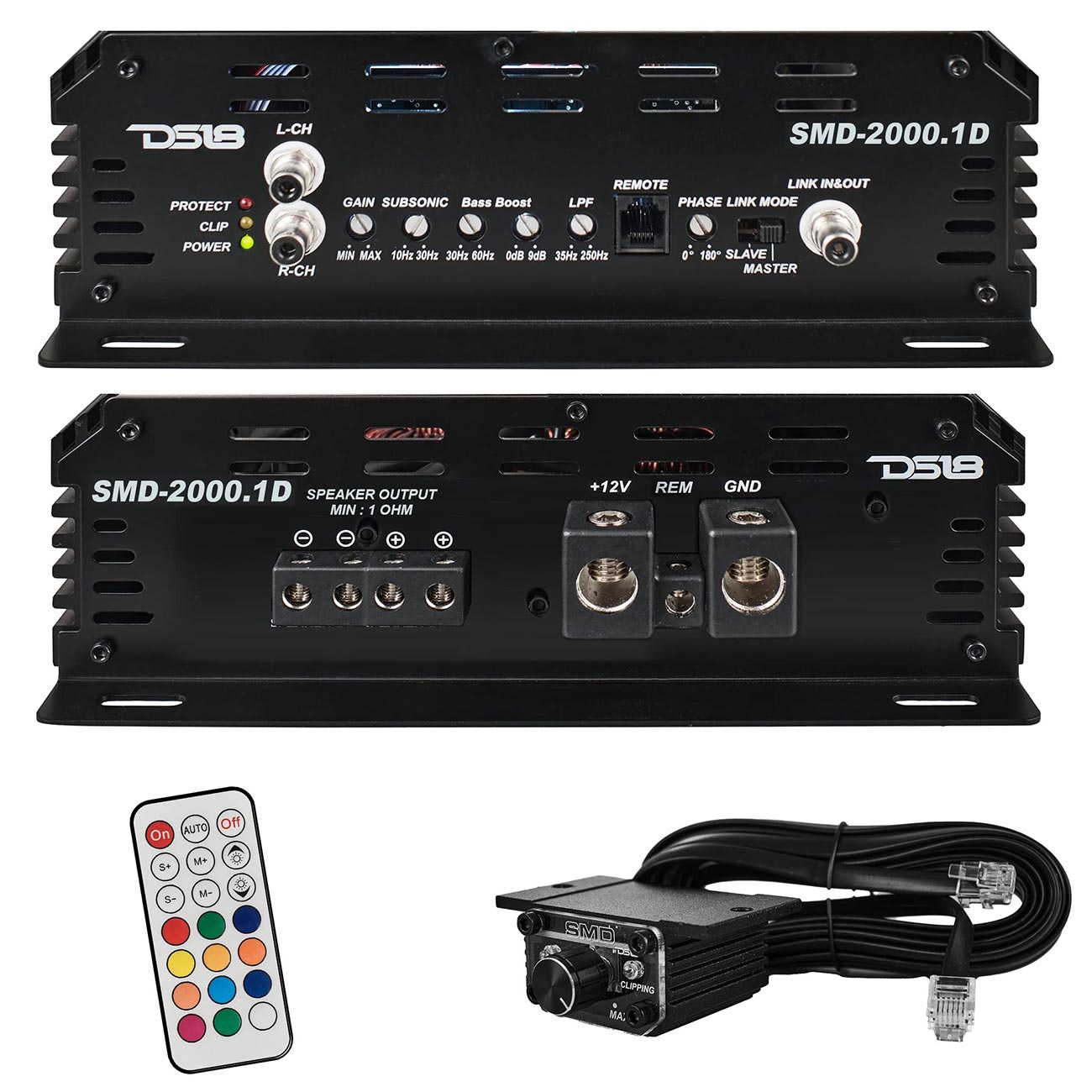 DS18 Steve Meade Design SMD20001D Monoblock 2000 Watt Car Amplifier