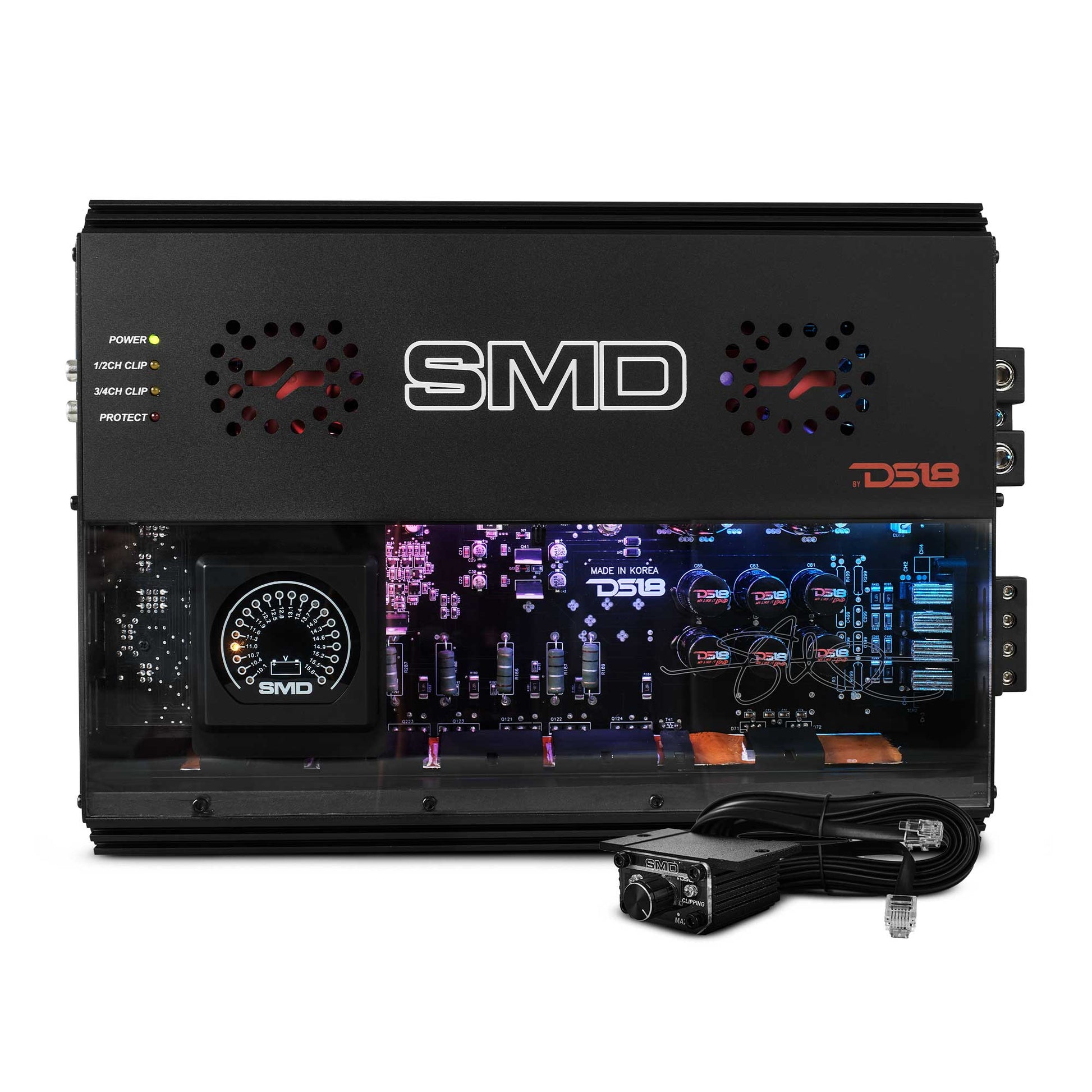 DS18 Steve Meade Design 4-Channel Car Amplifier - 1200 Watts