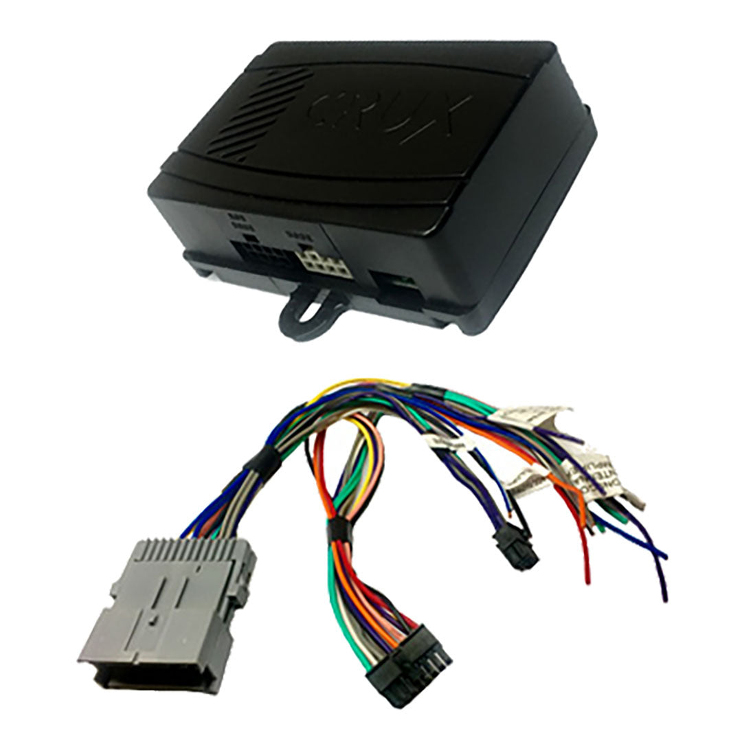 CRUX Radio Replacement Interface for Select 2000-2013 GM Class II Vehicles with Chime – Model SOCGM17C