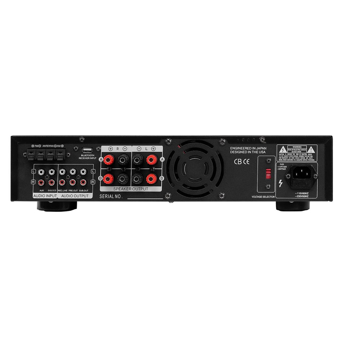 Nippon Studio-Z SPA3000BT 3000-Watt Hybrid Home Receiver with Bluetooth