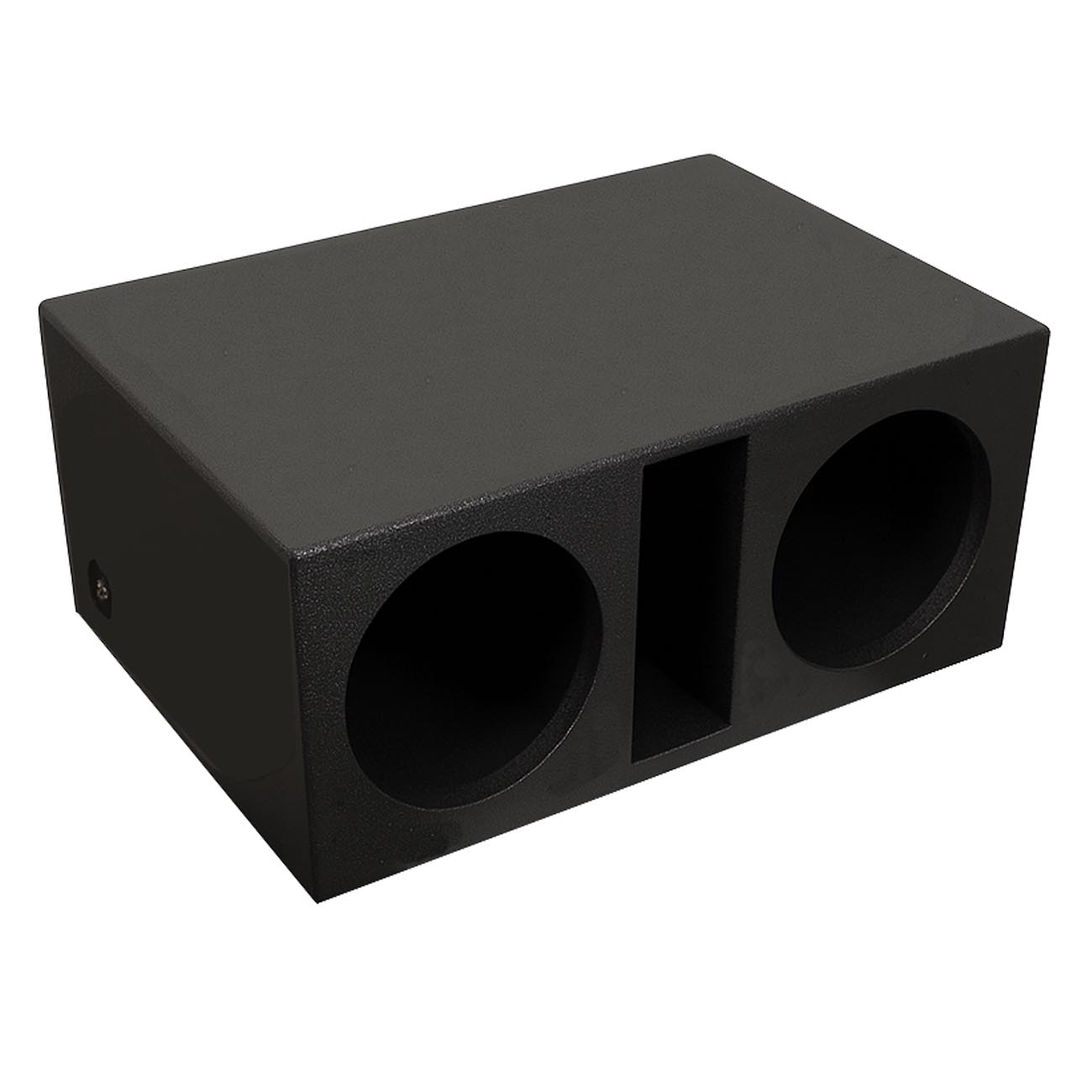 Atrend Dual 10-Inch Slot-Port Vented High SPL Heavy Duty Woofer Enclosure with Bedliner Finish
