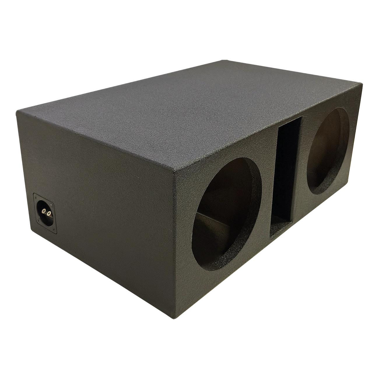 Atrend Dual 10-Inch Slot-Port Vented High SPL Heavy Duty Woofer Enclosure with Bedliner Finish
