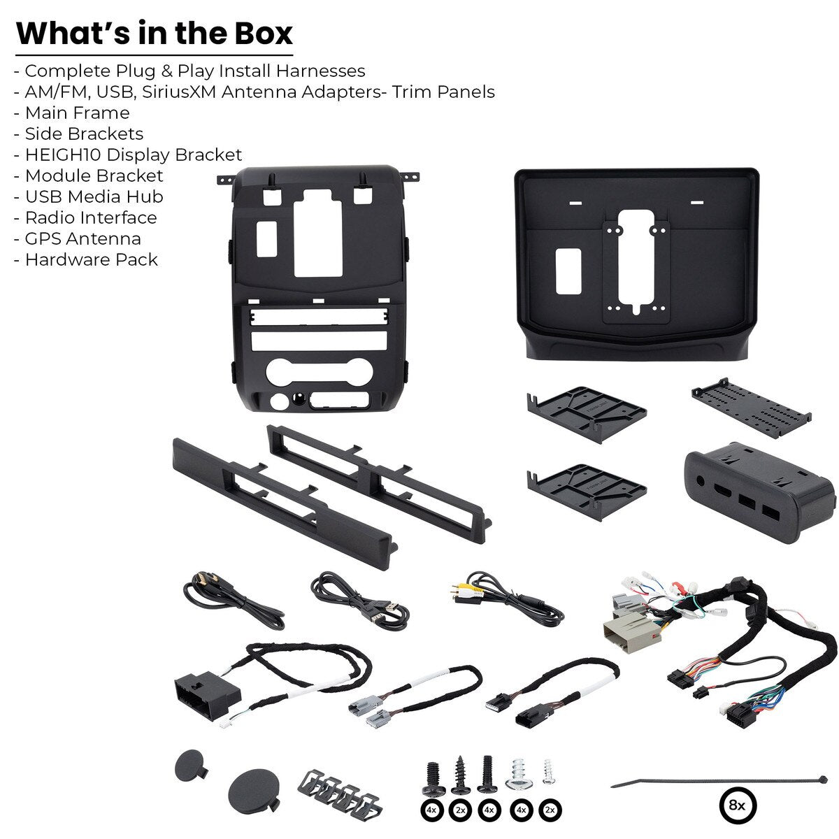 Stinger SR-F15009H FORD F-150 INSTALLATION KIT FOR HEIGH10® MULTIMEDIA HEAD UNIT