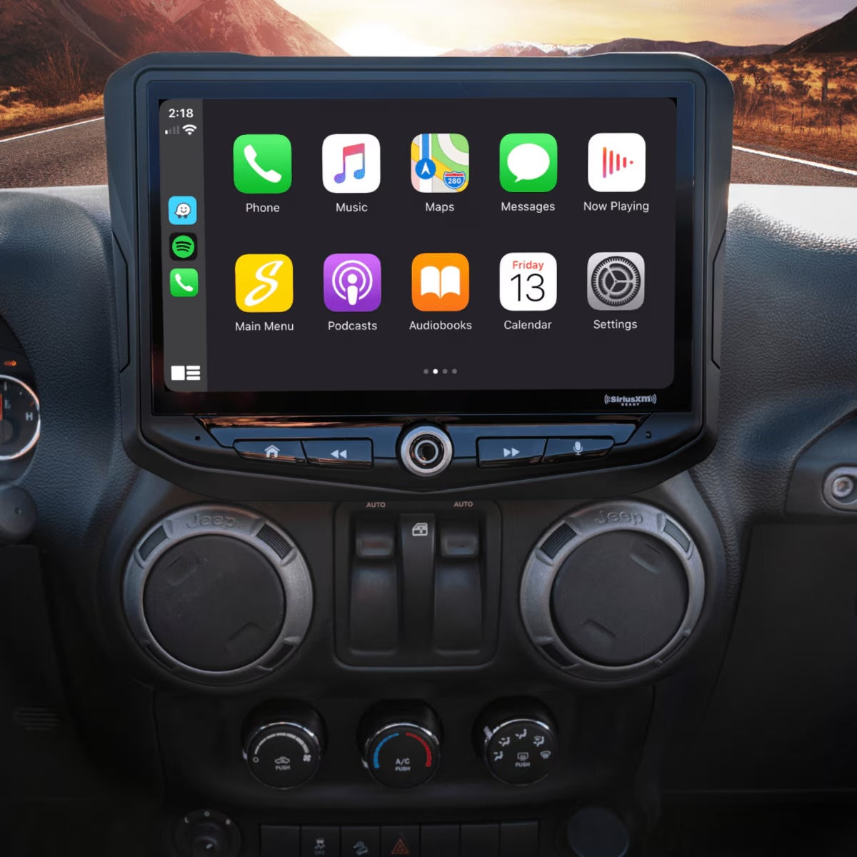 Stinger SR-JK11H Wrangler JK Installation Kit For Heigh10® Multimedia Head Unit