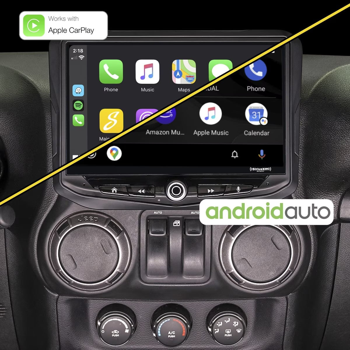 Stinger SR-JK11H Wrangler JK Installation Kit For Heigh10® Multimedia Head Unit