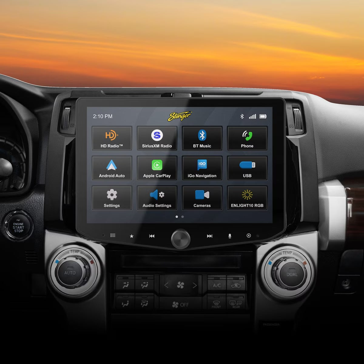 Stinger SR-RUN10HX TOYOTA 4RUNNER INSTALLATION KIT FOR HORIZON10® MULTIMEDIA HEAD UNIT