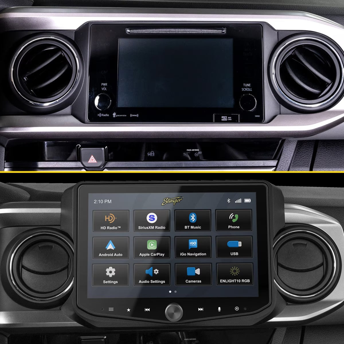 Stinger SR-TAC16HX TACOMA INSTALLATION KIT FOR HORIZON10® MULTIMEDIA HEAD UNIT