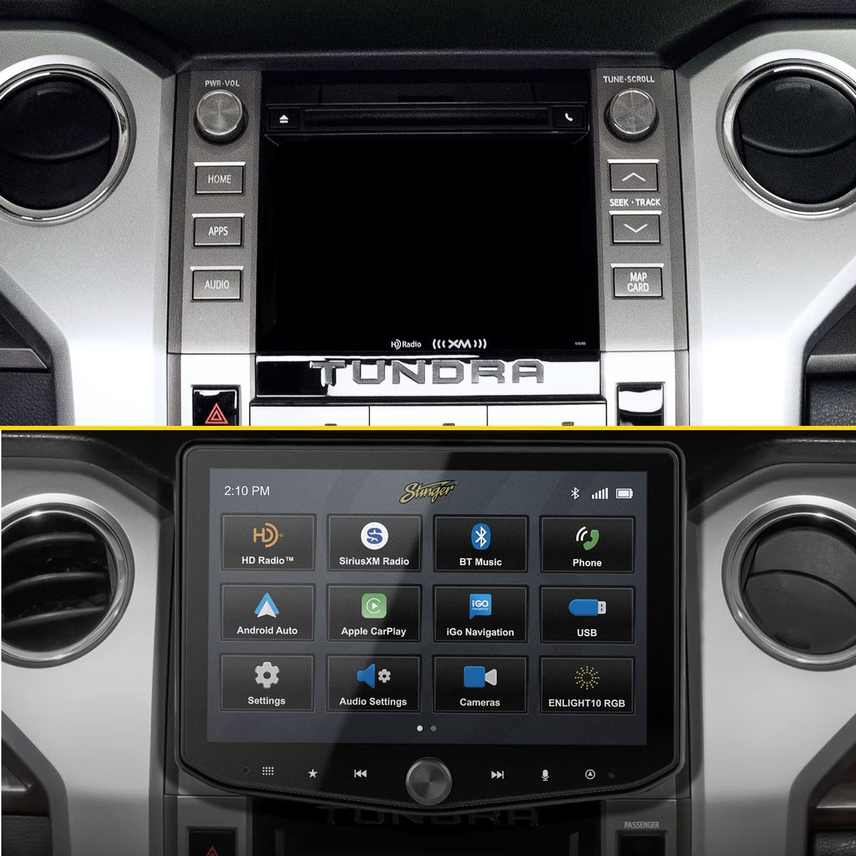 Stinger SR-TUN14HX TOYOTA TUNDRA INSTALLATION KIT FOR HORIZON10® MULTIMEDIA HEAD UNIT