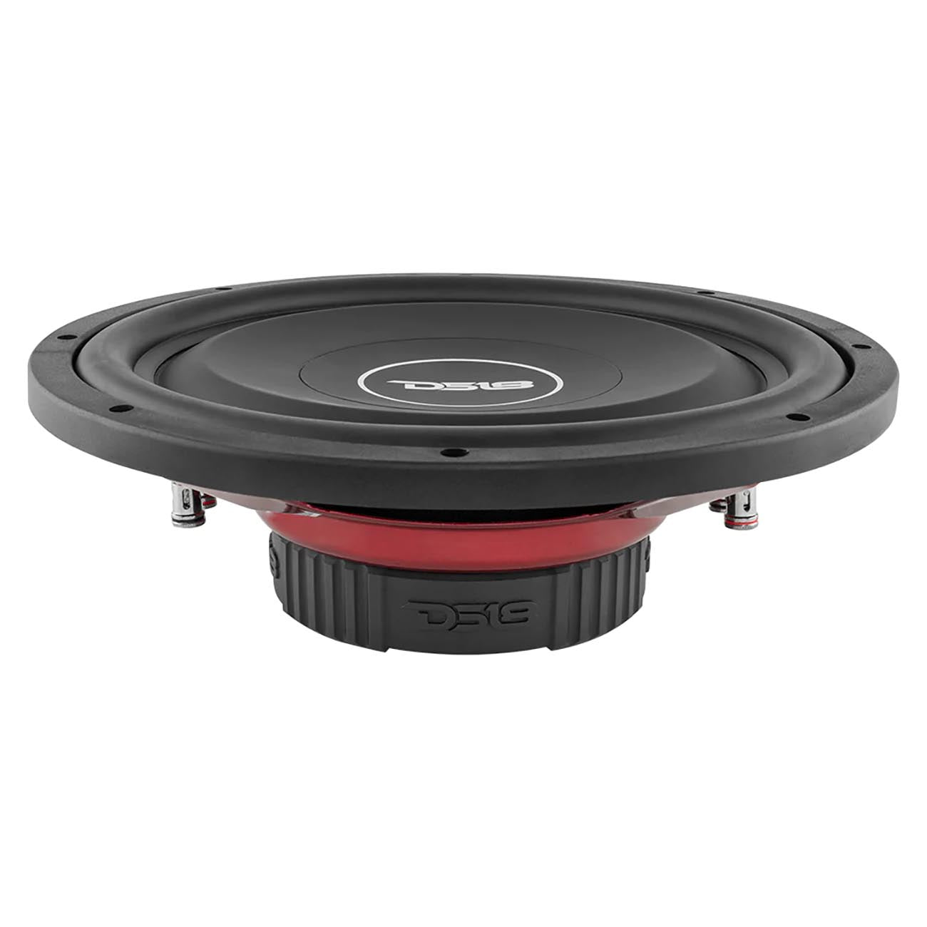 DS18 SRW124D 12-inch Shallow Mount Subwoofer with Dual 4 Ohm Voice Coils