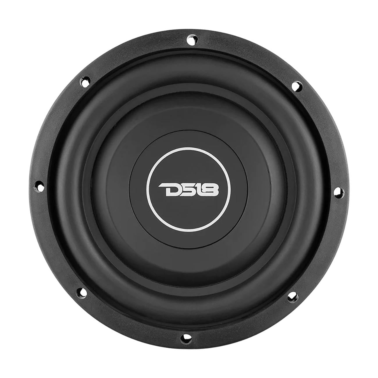 DS18 SRW84D 8-Inch Shallow Mount Woofer - 150W RMS / 300W Max, Dual 4 Ohm Voice Coils