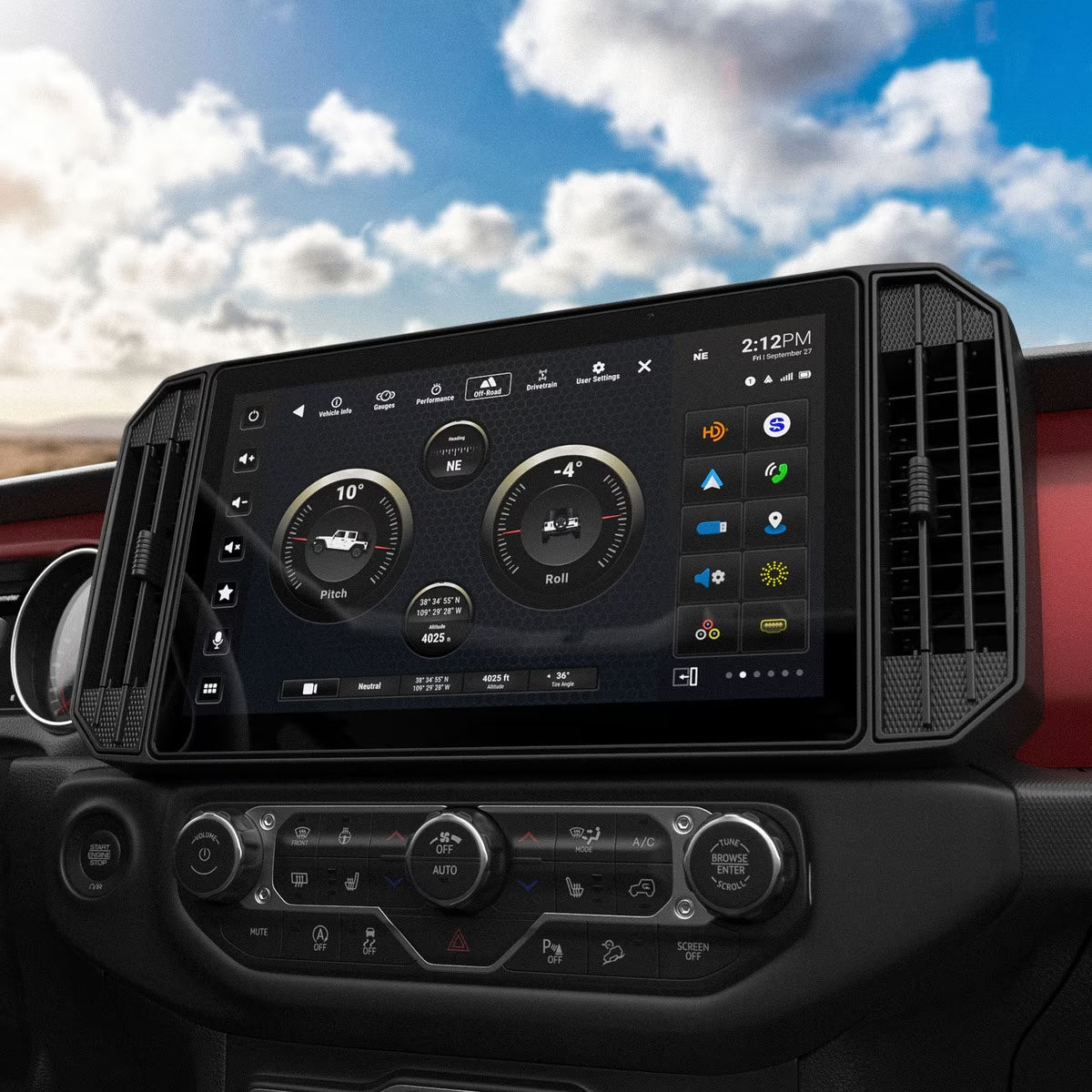 Stinger SRX-JW18128 JEEP WRANGLER JL/GLADIATOR JT HORIZON12® MULTIMEDIA INFOTAINMENT DISPLAY WITH INTEGRATION & INSTALLATION KIT