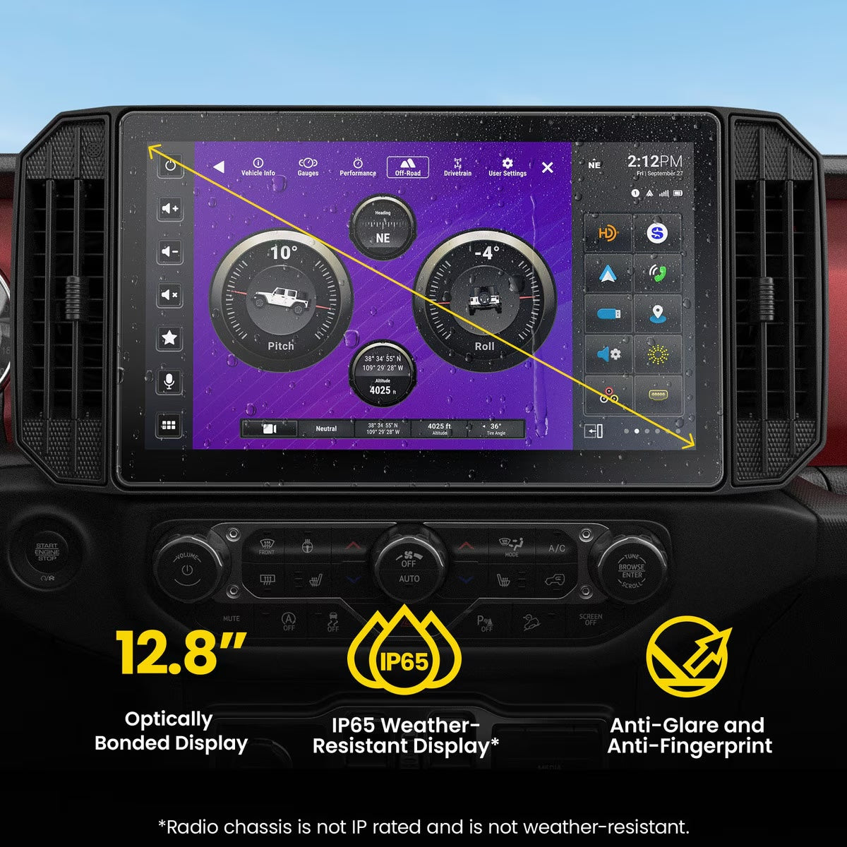 Stinger SRX-JW18128 JEEP WRANGLER JL/GLADIATOR JT HORIZON12® MULTIMEDIA INFOTAINMENT DISPLAY WITH INTEGRATION & INSTALLATION KIT