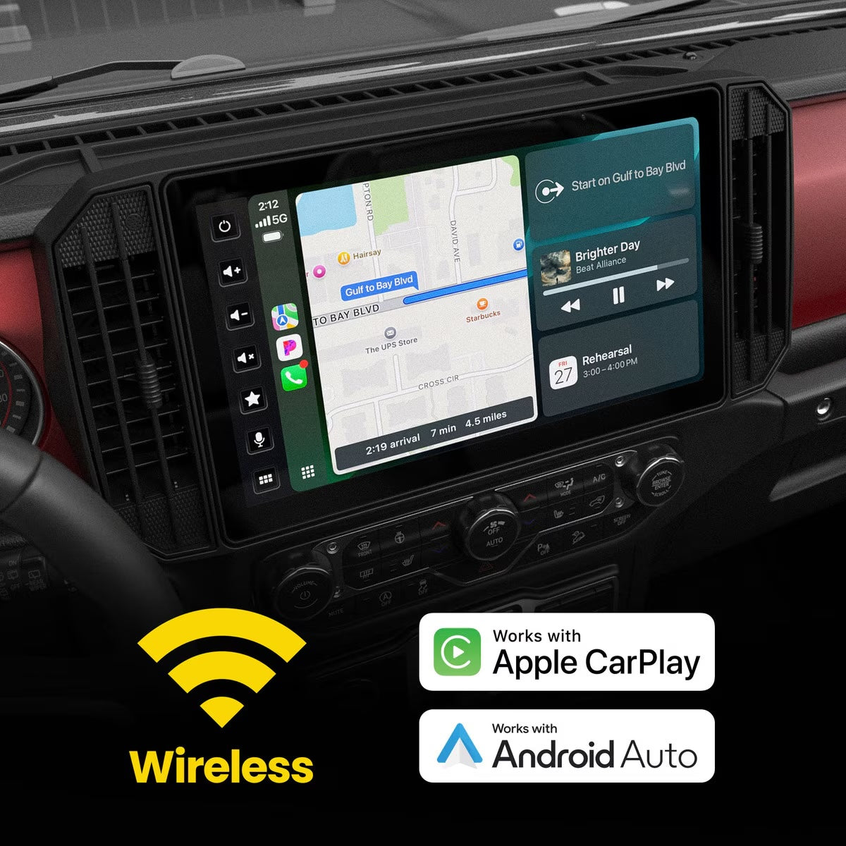 Stinger SRX-JW18128 JEEP WRANGLER JL/GLADIATOR JT HORIZON12® MULTIMEDIA INFOTAINMENT DISPLAY WITH INTEGRATION & INSTALLATION KIT