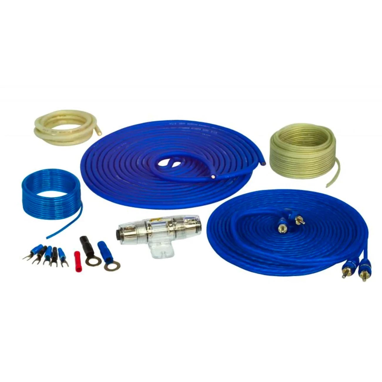 Stinger SS600XS 8-Gauge Amplifier Wiring Kit – Copper, 600 Watts Power Handling