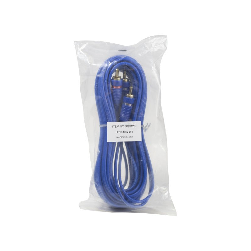 STINGER 20FT RCA Blue Stinger Select - High-Quality Audio Interconnect Cable