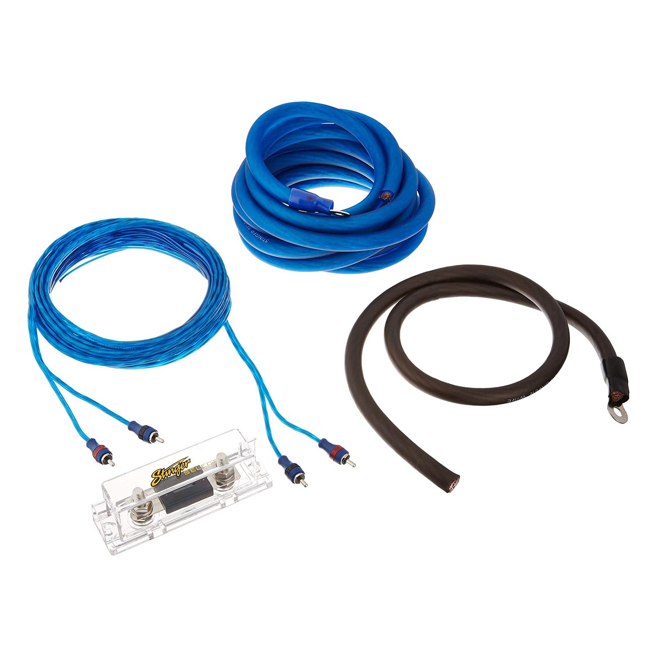Stinger 0 Gauge Amplifier Wiring Kit CCA Cable for 1500 Watts - Model SSK0