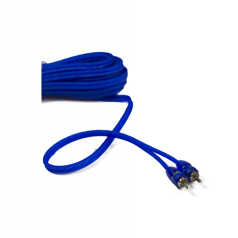 Stinger SSRCB3 3-Foot Blue Comp Series Twisted RCA Cable