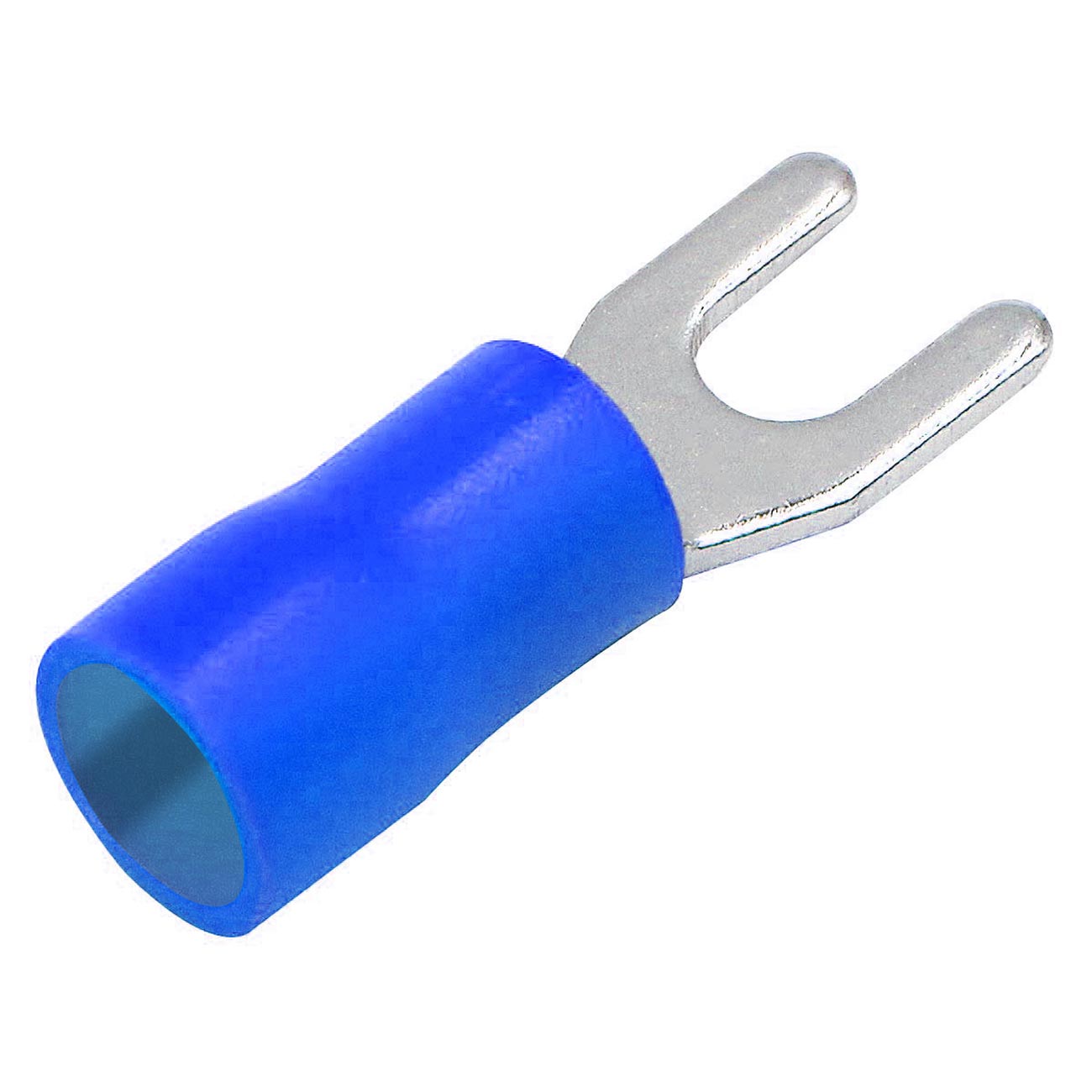 Xscorpion #8 Spade Terminals - 14/16 Gauge, Blue, Pack of 100