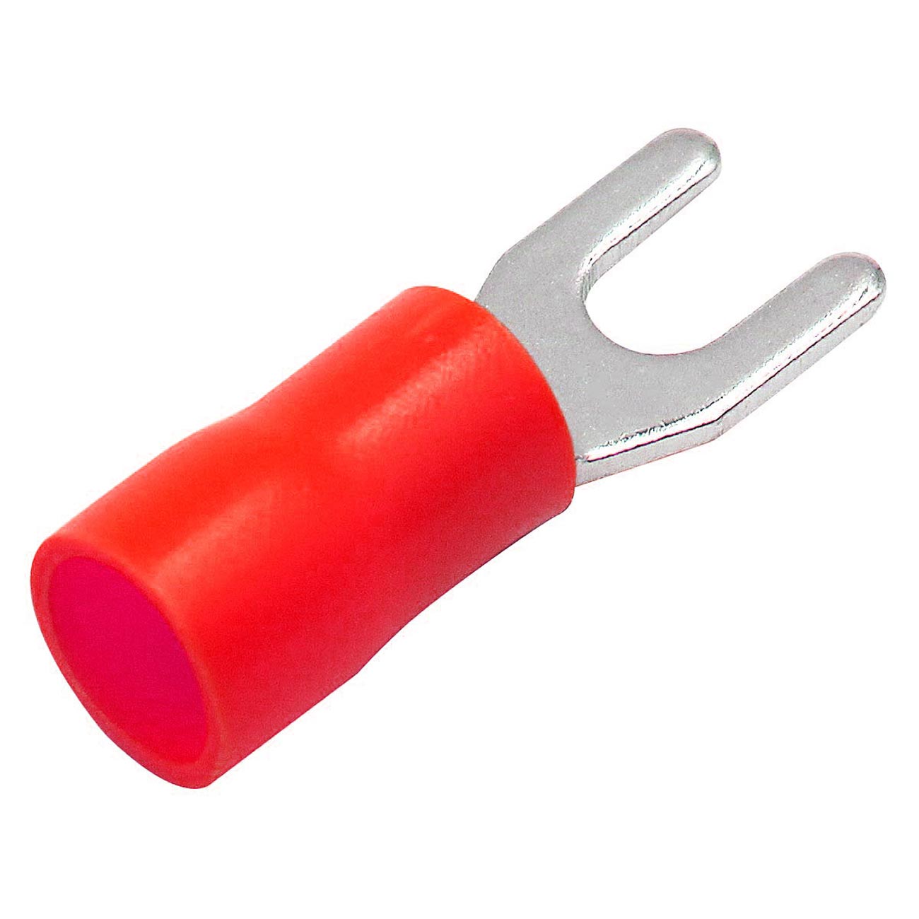 Xscorpion #8 Spade Terminals - Red, 18/22 Gauge, Pack of 100