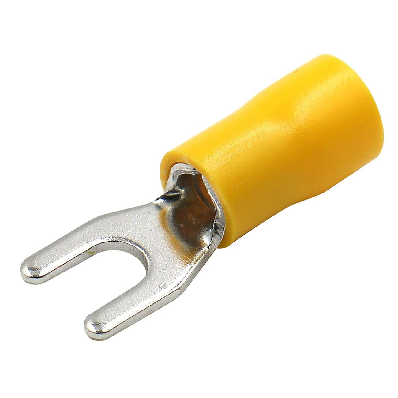 Xscorpion #8 Spade Terminals - 10/12 Gauge, Yellow, Pack of 100