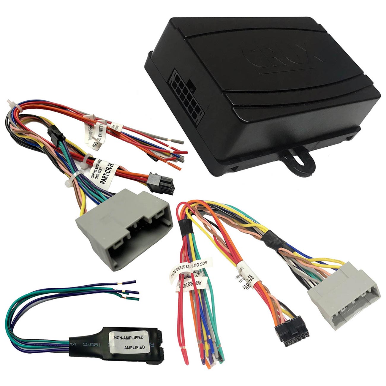 CRUX SWRCR59 Radio Replacement Interface with SWC Retention for Select 2005-2018 Chrysler, Dodge, Jeep Vehicles