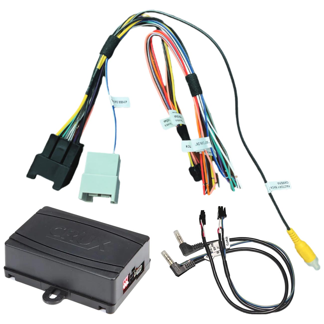 Crux Radio Replacement Interface with SWC Retention for Select 2020 & Up Ford Vehicles - Model SWRFD60T