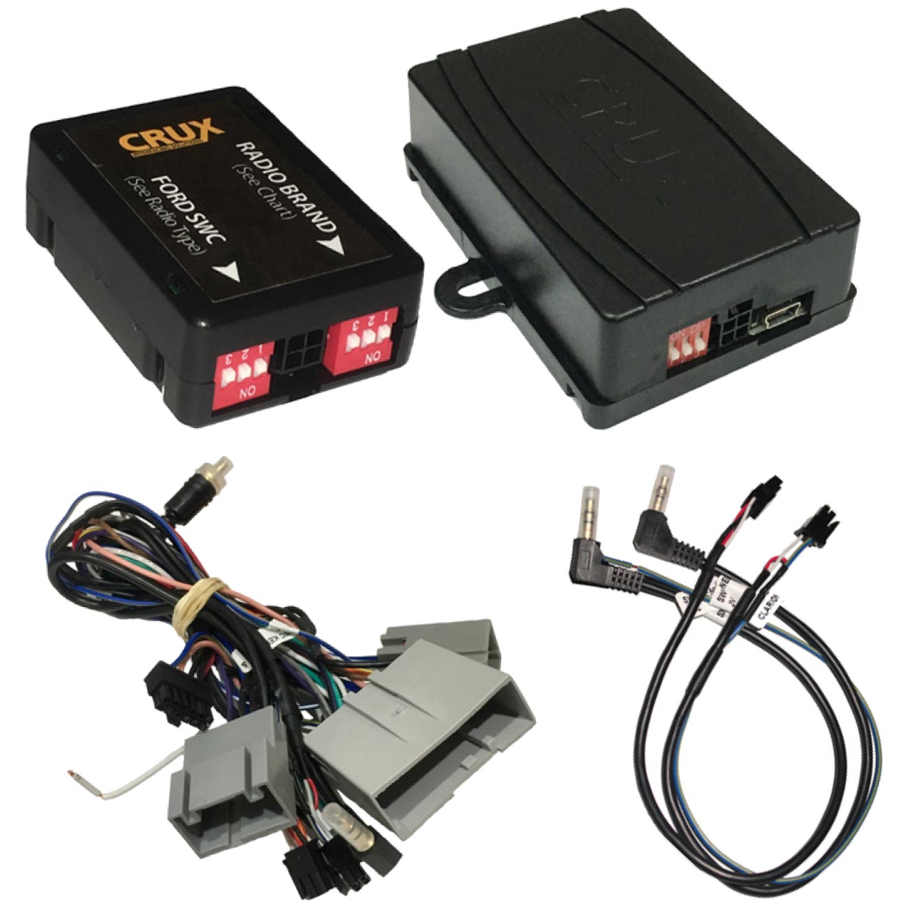 CRUX Radio Replacement with SWC Retention for Select 2005-2014 Ford, Lincoln, and Mercury Vehicles