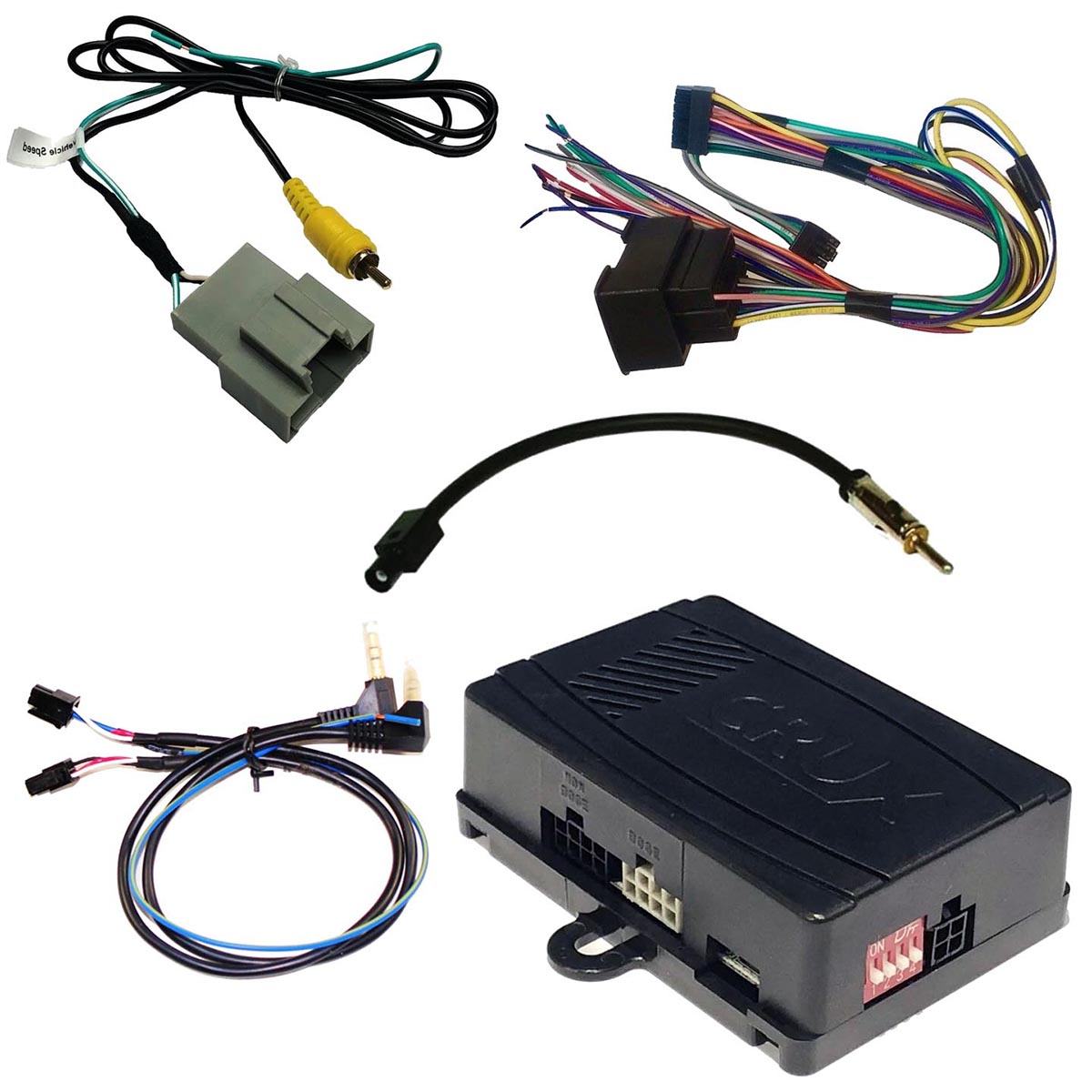Crux SWRGM49N Radio Replacement Interface with SWC & Factory RVC Retention for 2010-2017 GM Vehicles