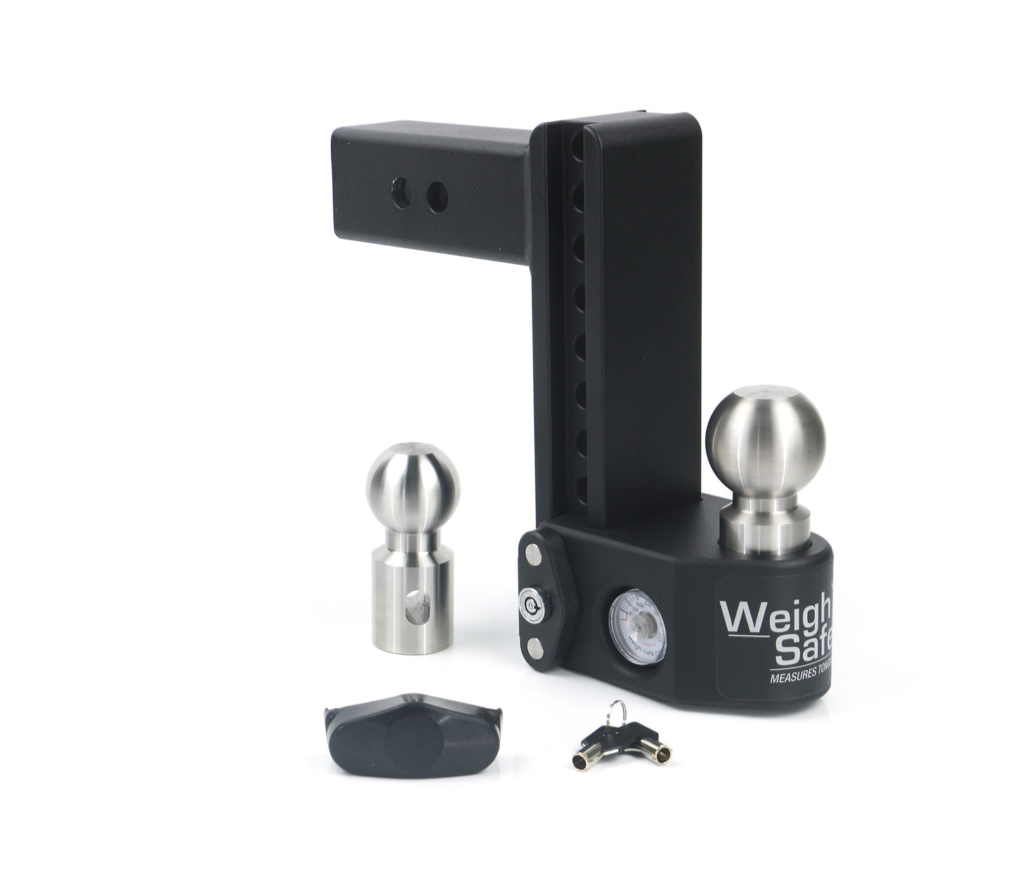 Weigh Safe - SWS8-2.5 - Trailer Hitch - Steel  8" Drop Hitch with 2.5" Shank (8K/22K GTWR) - P/N: SWS8-2.5