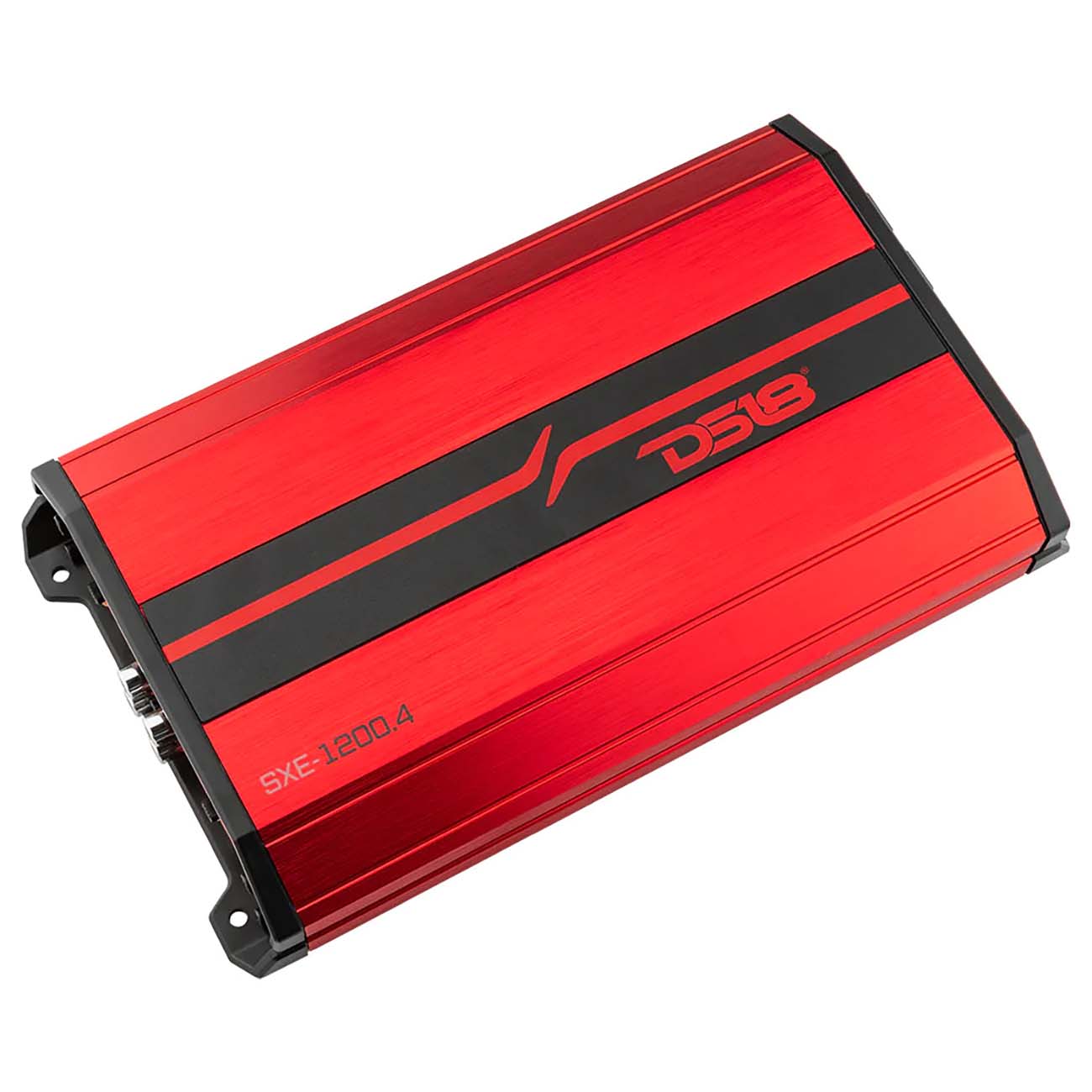DS18 SXE12004RD 4-Channel Car Amplifier - 400W RMS / 1200W Max, Red Finish