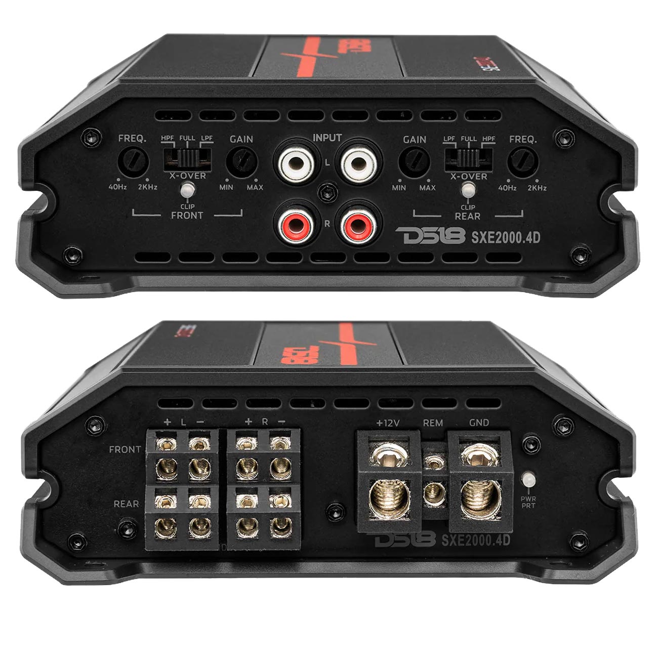 DS18 SXE20004DBK 4-Channel 2000W Class D Amplifier