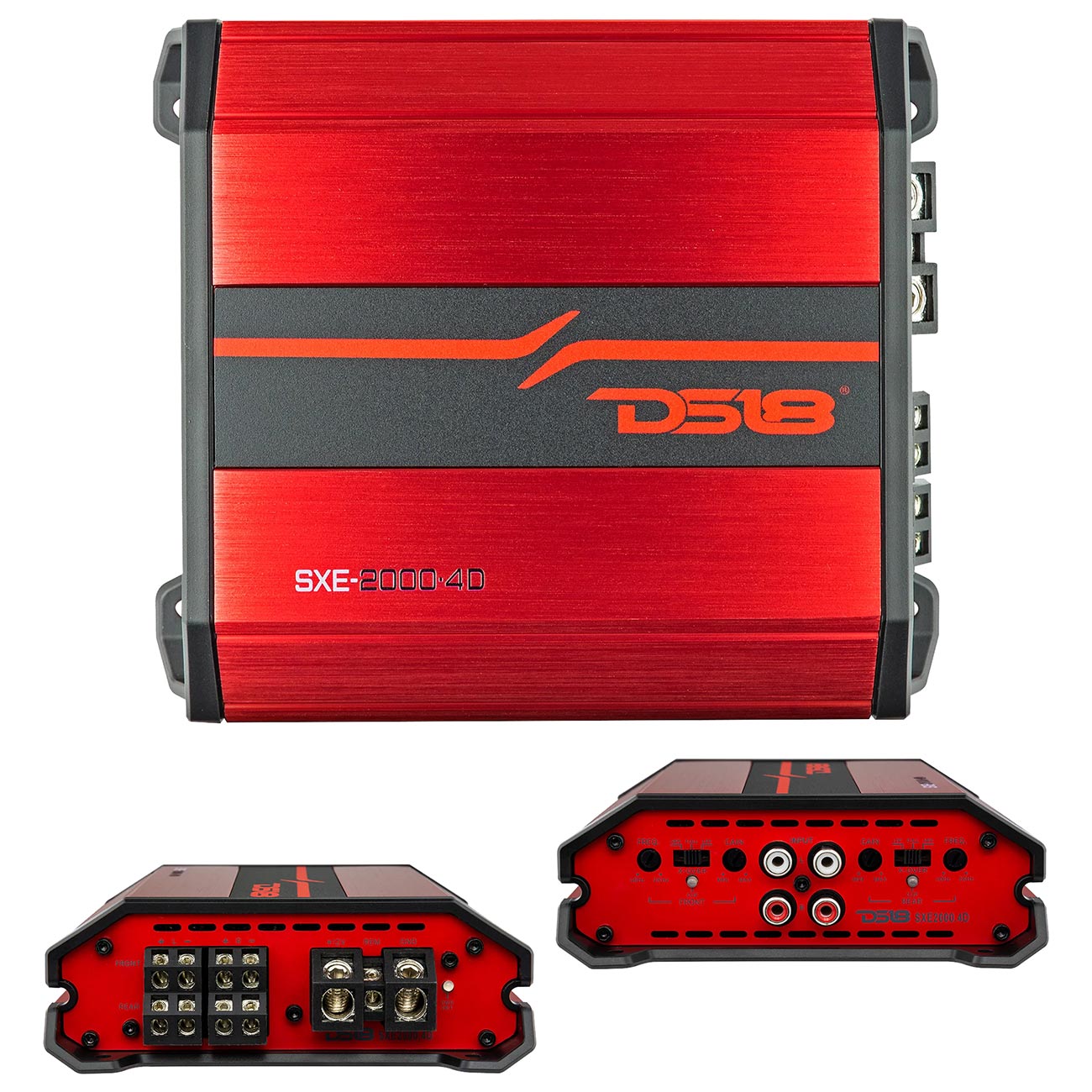 DS18 SXE20004DRD 4-Channel 2000W Class D Car Amplifier
