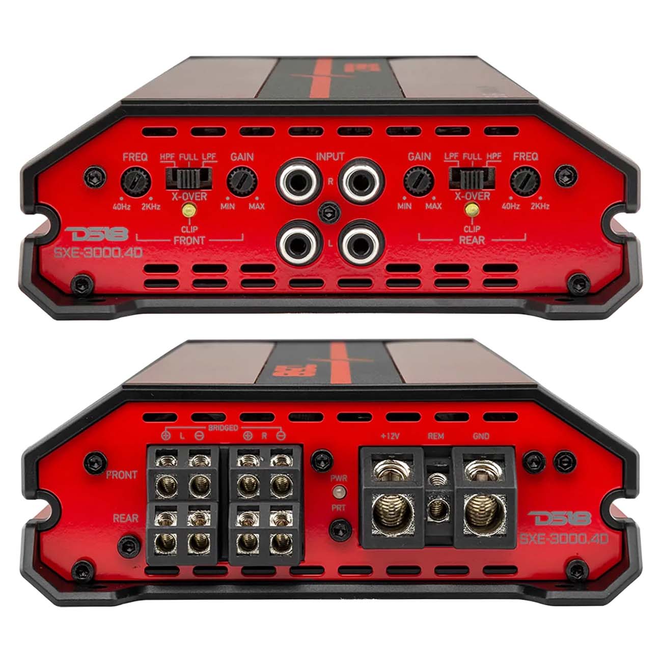 DS18 SXE30004DRD 4-Channel Amplifier 1280W RMS / 3000W Max - Red