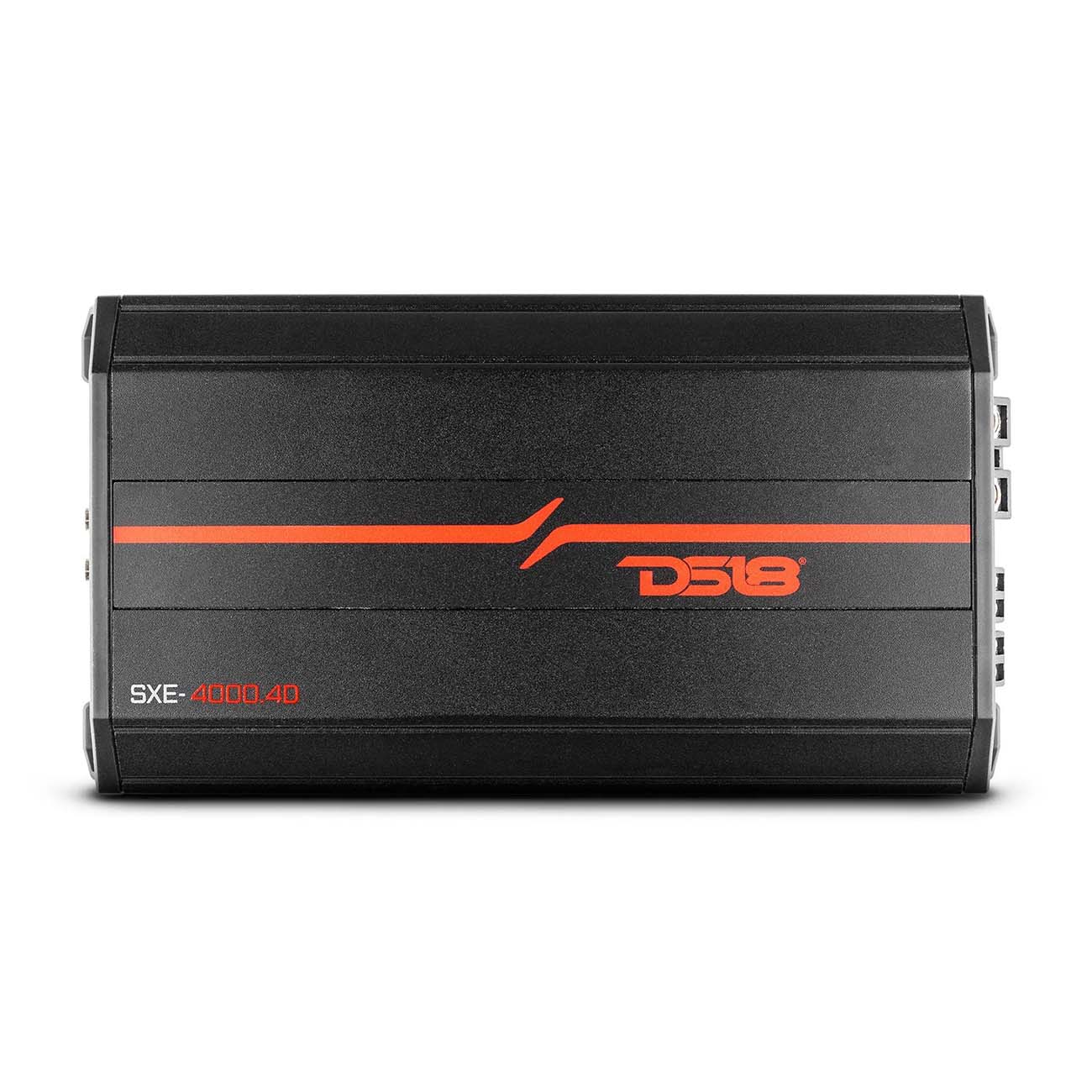 DS18 SXE40004DBK 4-Channel Car Amplifier with 1720W RMS Power