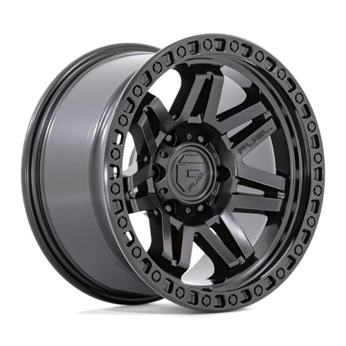Fuel 1PC D810 Syndicate 17x9 Wheel, 5x127 Bolt Pattern, -12 Offset, Blackout Finish