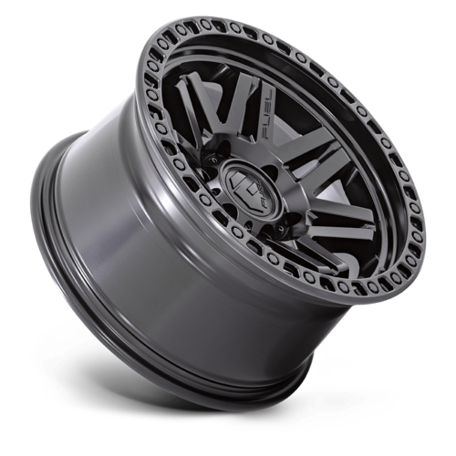 Fuel 1PC D810 Syndicate 17x9 Wheel, 5x127 Bolt Pattern, -12 Offset, Blackout Finish
