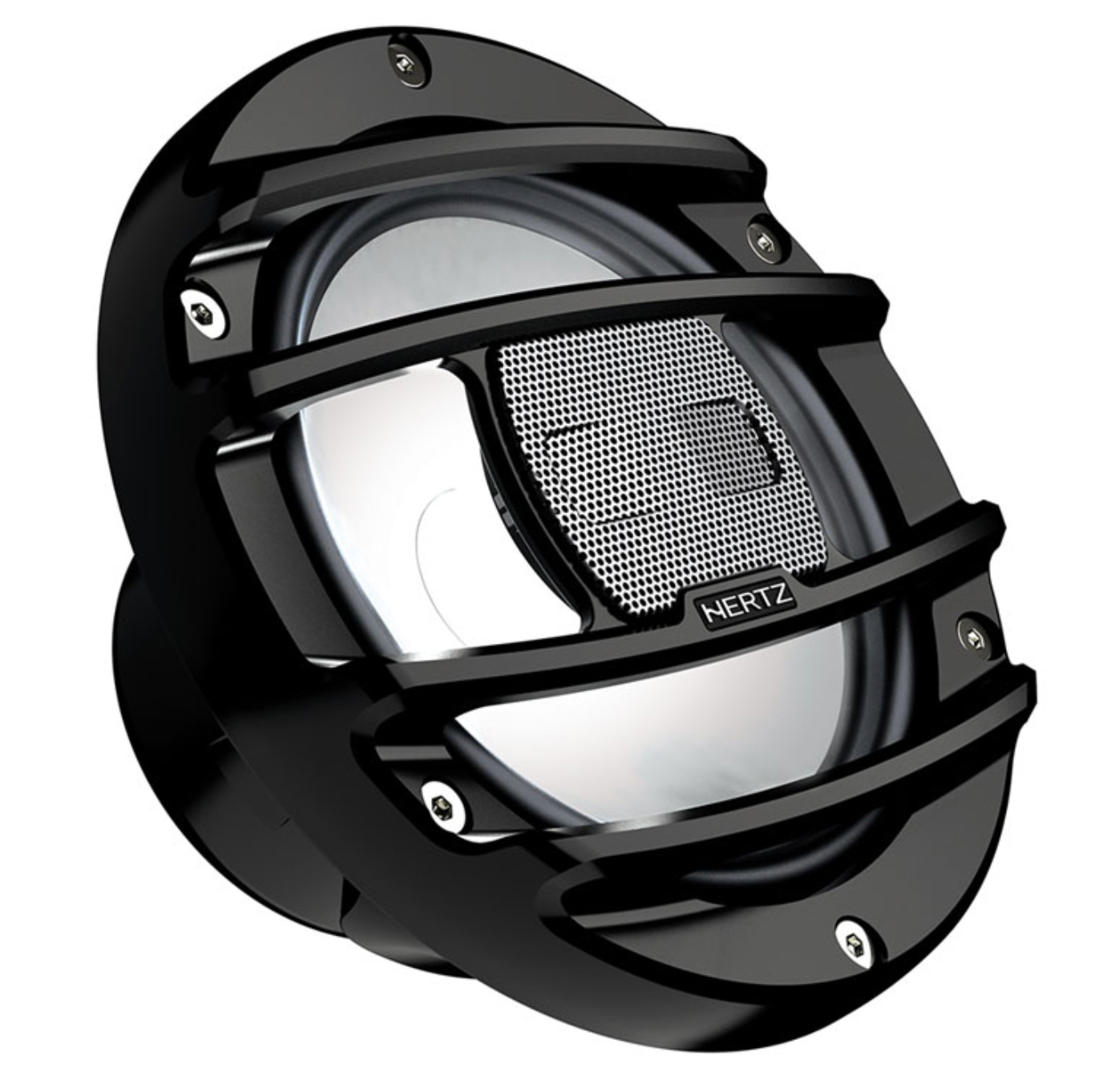 Hertz HMX 8 S-LD HMX Series 8" 200W Peak Power Handling 4 Ohms Powersport Coaxial Speakers with RGB LED Lighting - Black (SDEOL)