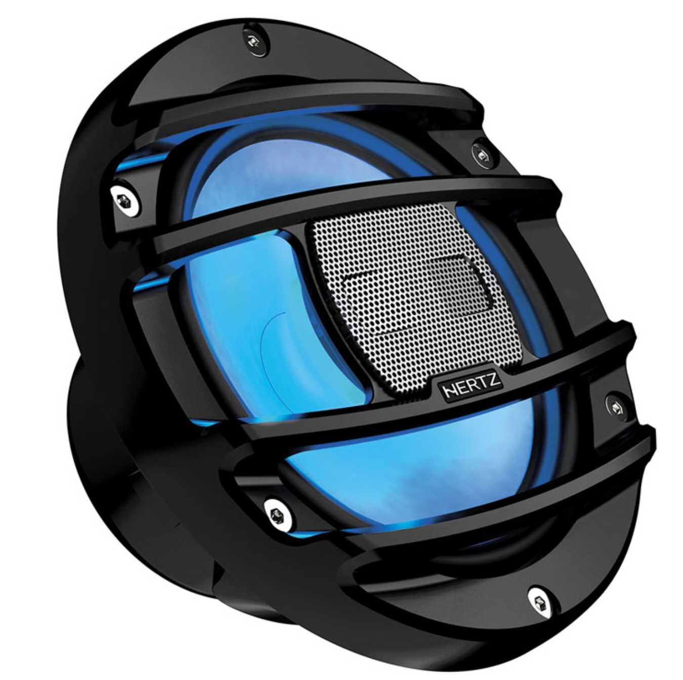 Hertz HMX 8 S-LD HMX Series 8" 200W Peak Power Handling 4 Ohms Powersport Coaxial Speakers with RGB LED Lighting - Black (SDEOL)