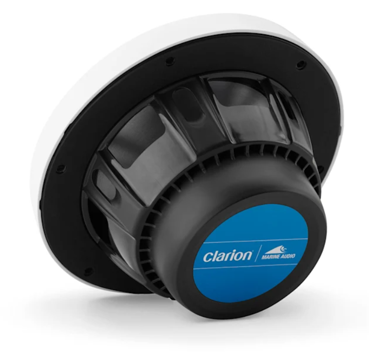 Clarion #010-03047-00 Pair of 6.5-inch Marine Coaxial Speaker with 1-inch (25 mm) Silk Dome Tweeters