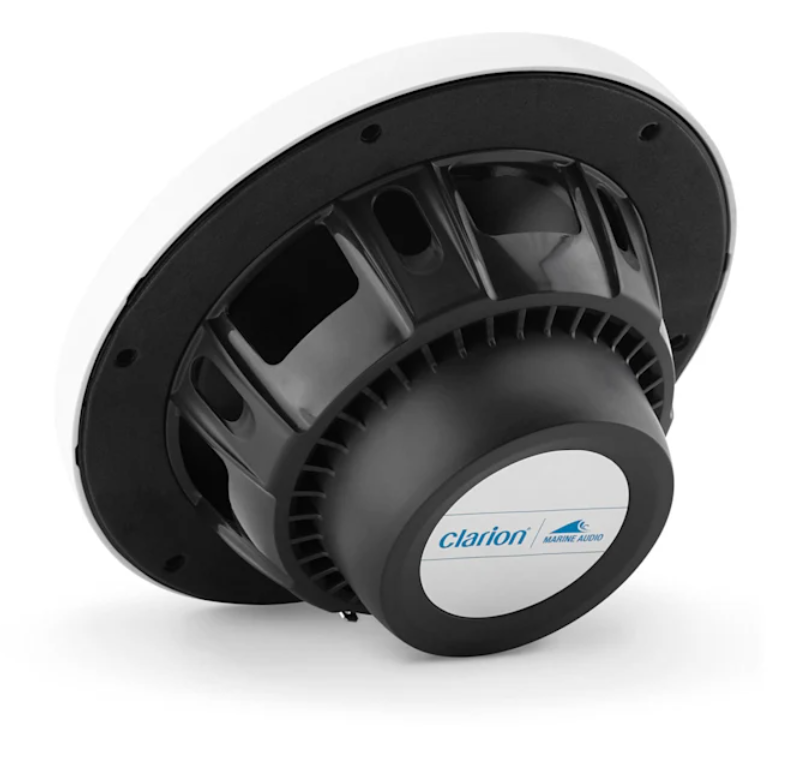 Clarion #010-03193-00 Pair 6.5-inch Marine Coaxial Speakers with 0.5-inch ( 13 mm ) Silk Dome Tweeters.