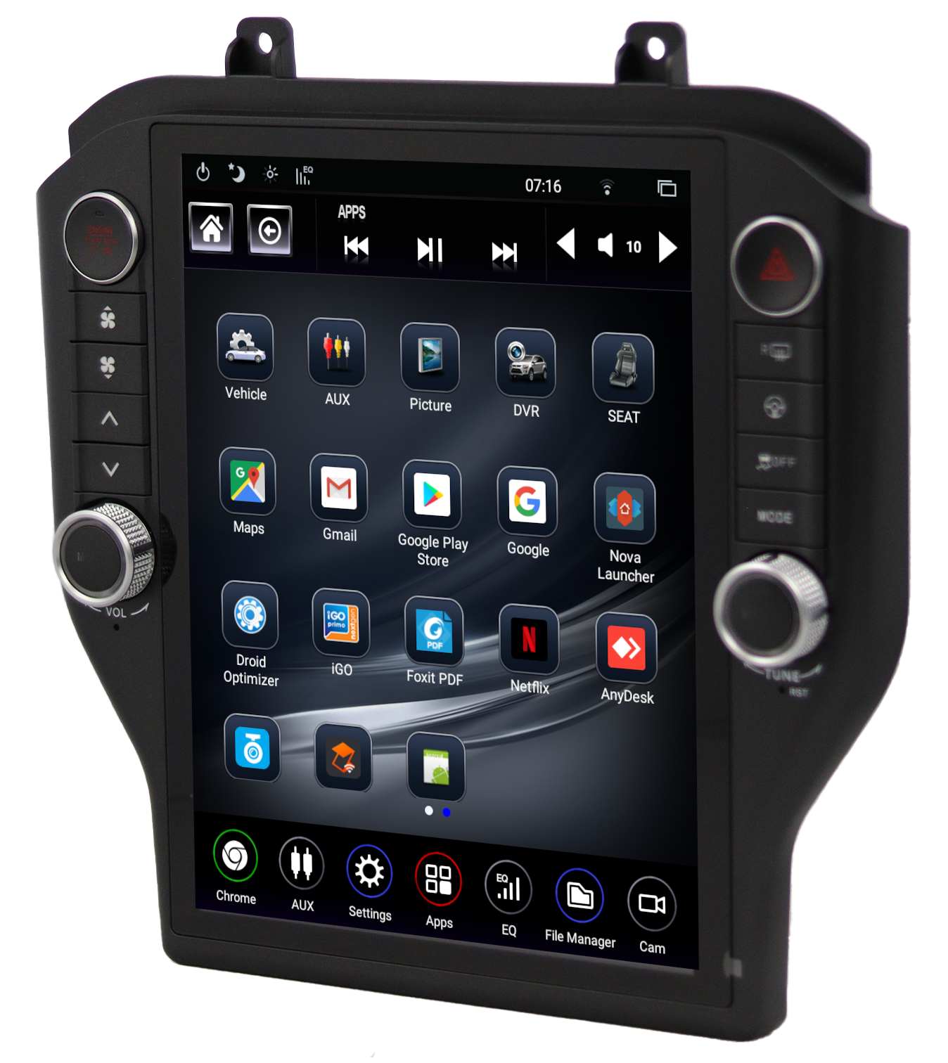 Linkswell 2015-UP FORD MUSTANG GENERATION 5 T-STYLE RADIO - TS-FDMU12-1RR-5S - View 3