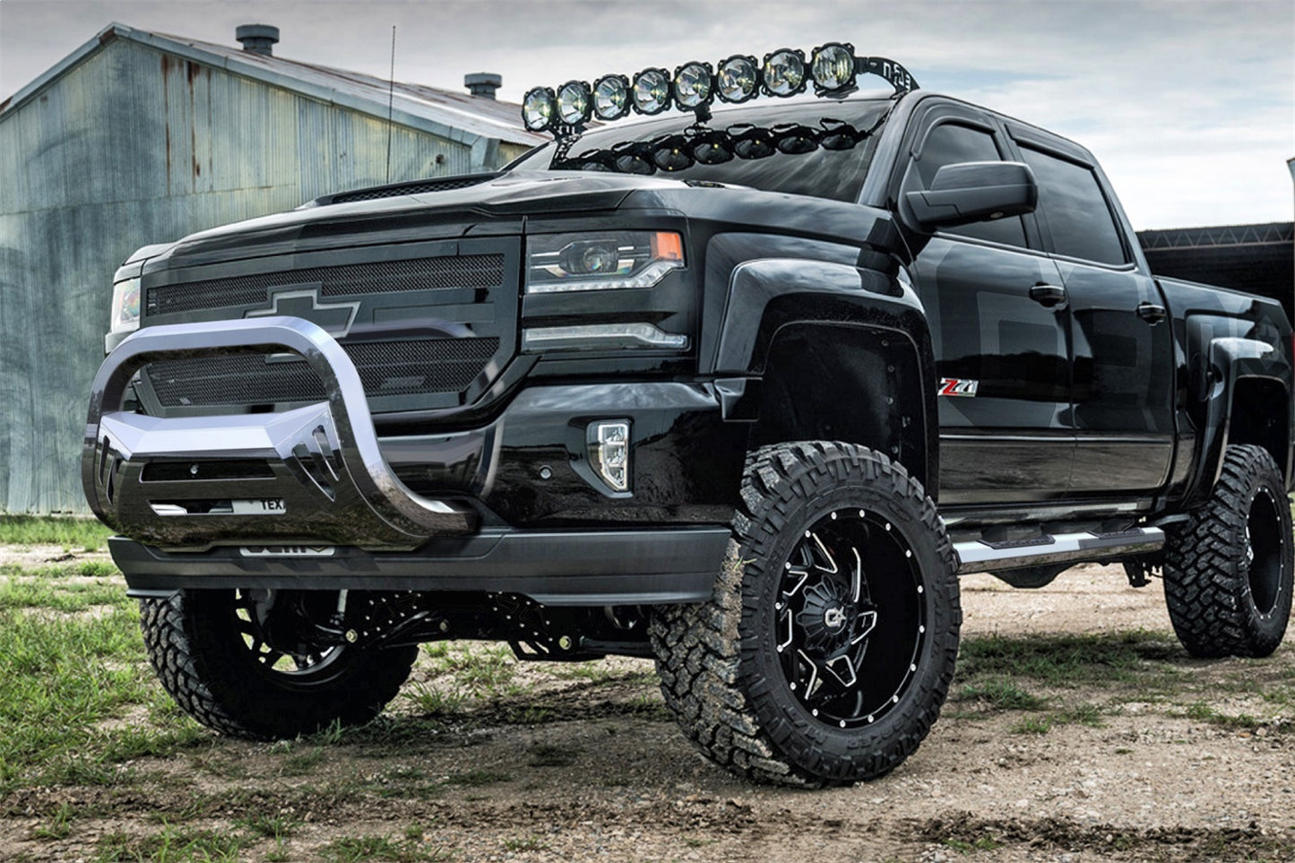 GEM TUBES - 600007 - GEM Tube 600007 OCTA Series Bull Bar Fits 07-18 Sierra 1500 Silverado 1500