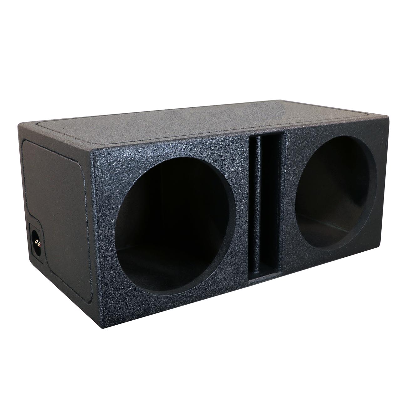 Atrend Dual 10-Inch Slammer Slot-Port Vented Woofer Enclosure with Bedliner Finish