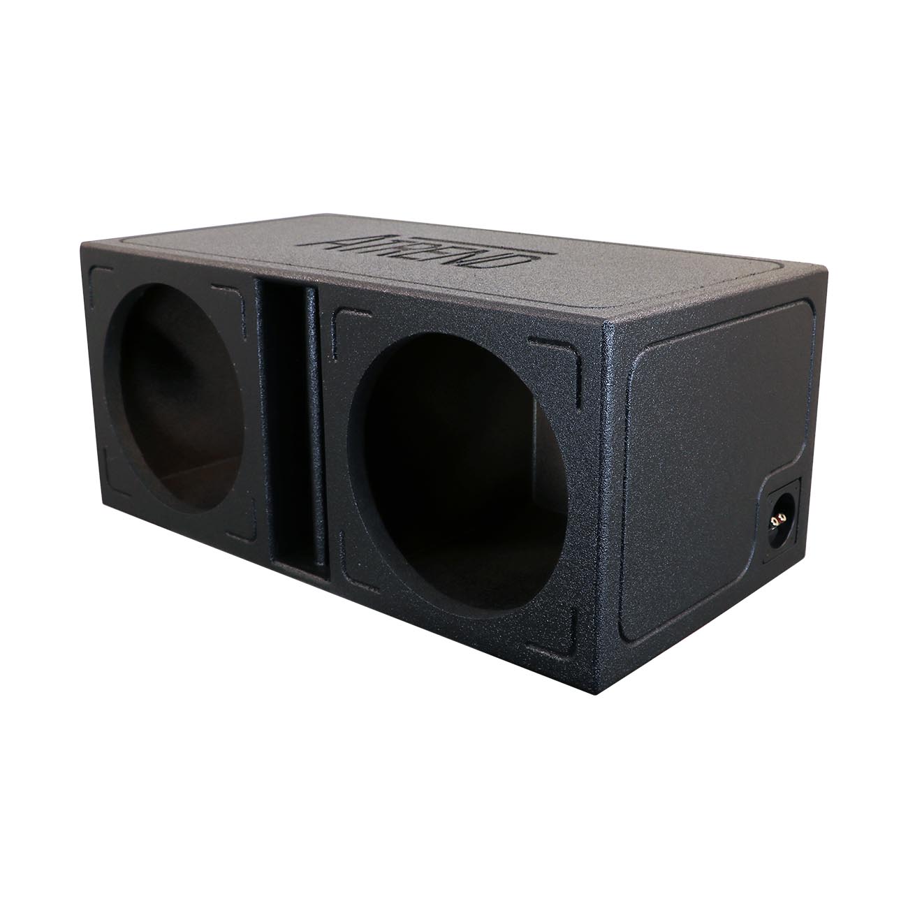 Atrend Dual 10-Inch Slammer Slot-Port Vented Woofer Enclosure with Bedliner Finish