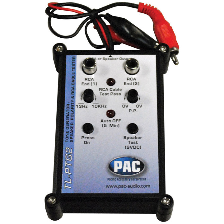 PAC Tone Generator and Speaker Polarity Tester - Model TLPTG2