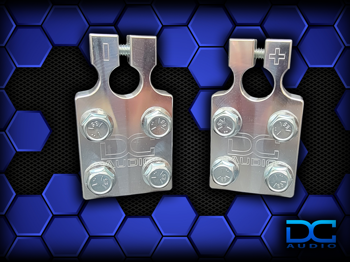 DC Audio TM-SAE-4FLT-ALU SAE Clamp battery terminals