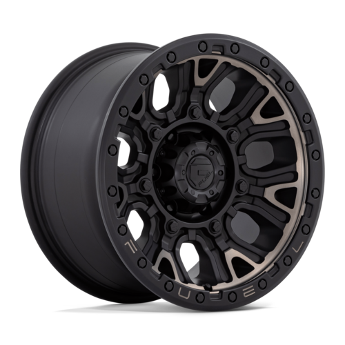 Fuel 1PC D824 Traction 17x9 Matte Black Wheel, 6x4.5 Bolt Pattern, +1 Offset